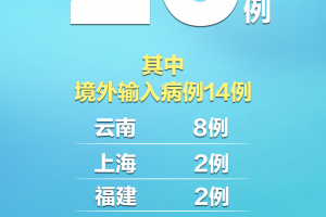 31省区市增28例.31省份新增33