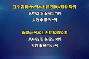 辽宁新增9例本土无症状.辽宁新增1例本土无症状行动轨迹