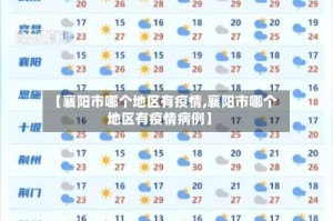 【襄阳市哪个地区有疫情,襄阳市哪个地区有疫情病例】
