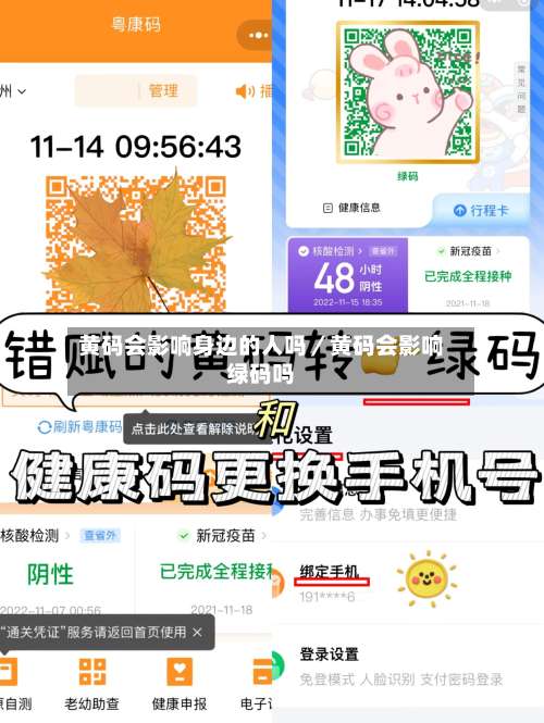 黄码会影响身边的人吗/黄码会影响绿码吗-第1张图片