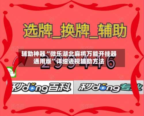 辅助神器“微乐湖北麻将万能开挂器通用版”详细透视辅助方法-第1张图片
