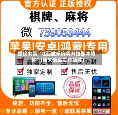 重磅来袭“江西微乐麻将开挂版本软件	”(原来确实是有插件)-第1张图片