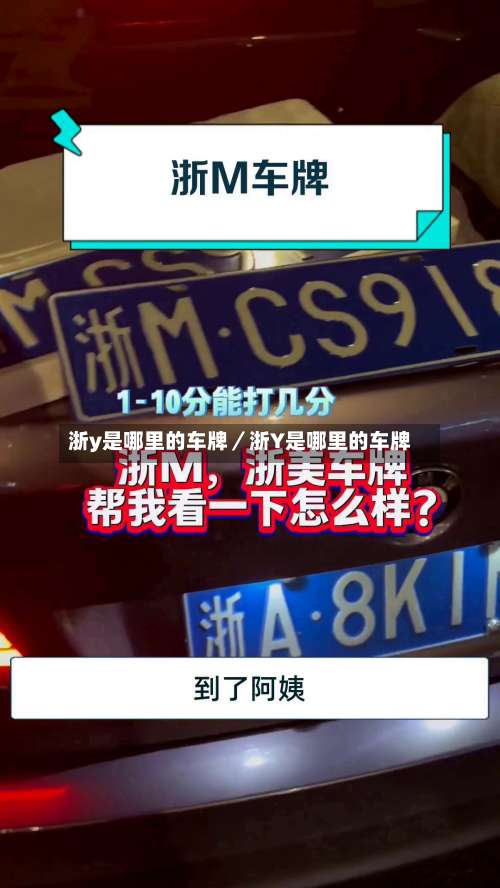 浙y是哪里的车牌/浙Y是哪里的车牌-第2张图片