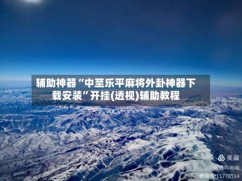 辅助神器“中至乐平麻将外卦神器下载安装	”开挂(透视)辅助教程-第1张图片