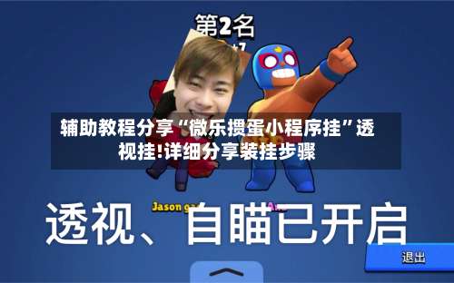辅助教程分享“微乐掼蛋小程序挂”透视挂!详细分享装挂步骤-第2张图片