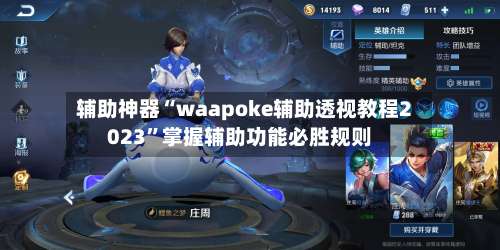 辅助神器“waapoke辅助透视教程2023		”掌握辅助功能必胜规则-第2张图片