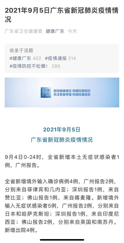 广东新增本土确诊62例无症状194例-广东新增本土确诊2例 无症状4例-第1张图片