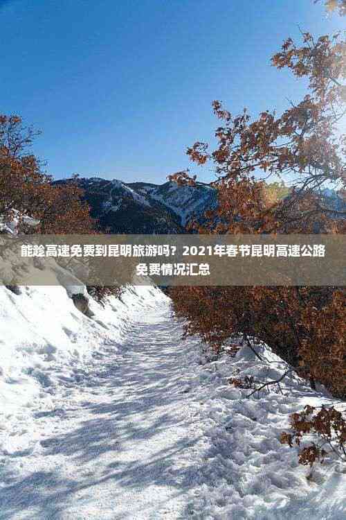 高速公路免费2021年春节-高速公路免费2021年春节具体时间-第2张图片